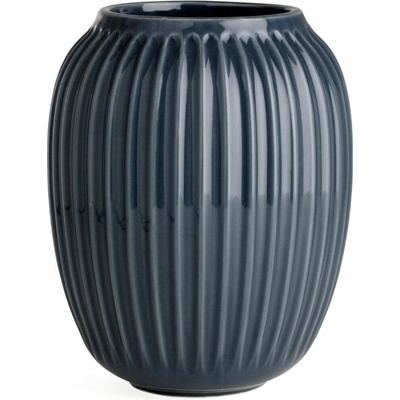 Váza HAMMERSHOI 21 cm, antracitovo šedá, Kähler