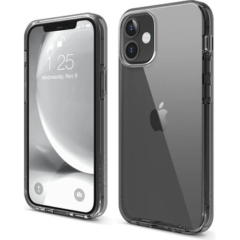 elago Hybrid Case - хибриден удароустойчив кейс за iPhone 12 mini (черен)