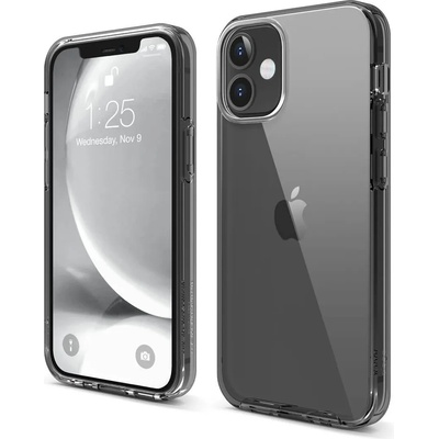 elago Hybrid Case - хибриден удароустойчив кейс за iPhone 12 mini (черен)