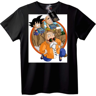 NOONEBRAND Тениска Dragon Ball Z млечни герои - XL, Black