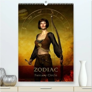 Calvendo Zodiac Fantasy Circle (High Quality Premium Wall Calendar 2026 DIN A2 portrait), CALVENDO 12 Month Wall Calendar | Calvendo, Britta Glodde