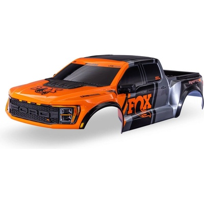 Traxxas karoséria Ford Raptor R Fox oranžová