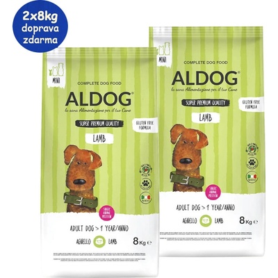 ALDOG Adult Mini Lamb & Rice 2 x 8 kg
