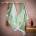 Yvonne Ellen Хавлиена кърпа Yvonne Ellen Signature Stripe Hand Towel - Fresh Sage