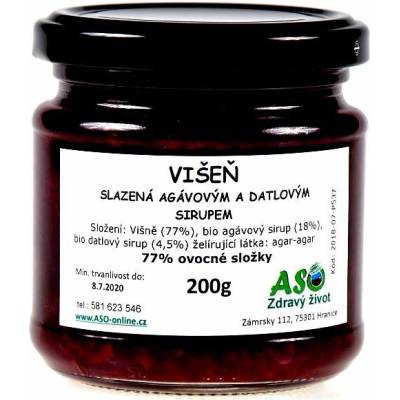ASO Zdravý život Višeň doslazovaná BIO agávovým a BIO datlovým sirupem 200g