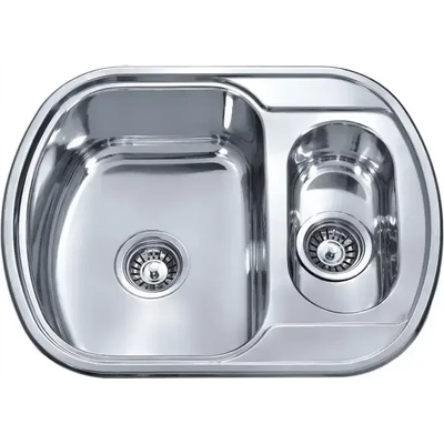 Мивка за кухня Cascada Алпака S6249PL 620х490х180мм лява (346516)