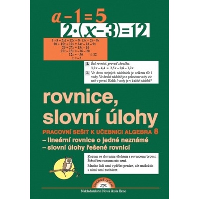 Algebra 8 rovnice a sl.úlohy, pracovní sešit