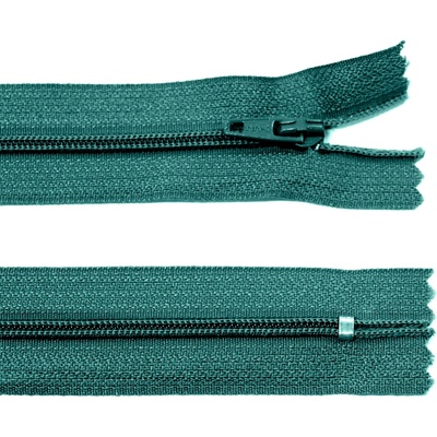Spirálový zip no.3 nerozepínací 60cm - více barev color: 670 borovicová zelená