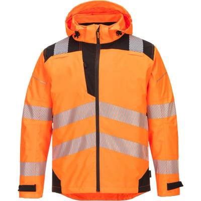 Portwest bunda PW360 Extreme Rain prodyšná reflexní žltá čierna