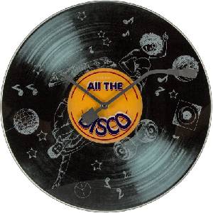 NeXtime Стенен часовник All The Disco (8183)