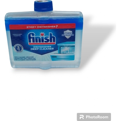 Finish почистваща течност за съдомиялна машина, 250 ml