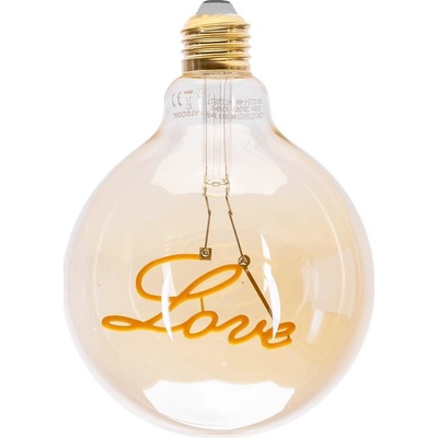 Aigostar B.V. LED Žiarovka FILAMENT E27/4W/230V 1800K love