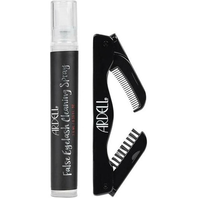 Ardell False Eyelash Cleaning Kit čistiaci prípravok na umelé mihalnice 7,5 ml + pomôcka na čistenie umelých rias darčeková sada