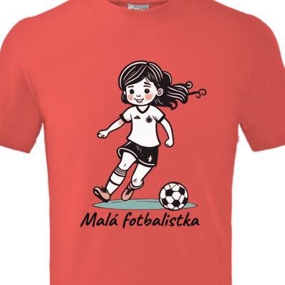 Triko pro malou fotbalistku dětské