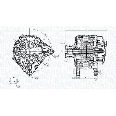 Generátor MAGNETI MARELLI 063735356010