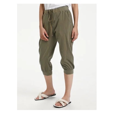 Kaffe Текстилни панталони Naya 10502803 Зелен Regular Fit (Naya 10502803)