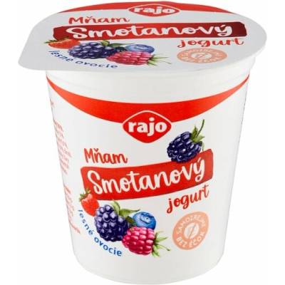Rajo Mňam Smotanový jogurt lesné ovocie 145 g