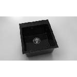 FAT Мивка Vanguard 224, Granicite, 422 Galaxy Black, с включен сифон - bogdanmebel Мивка за вграждане