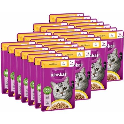 Whiskas s kuřecím v želé 28 x 85 g
