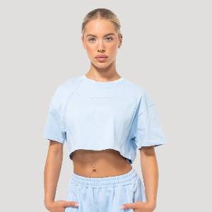 GymBeam Women‘s Mochi Cropped T-Shirt Blue L