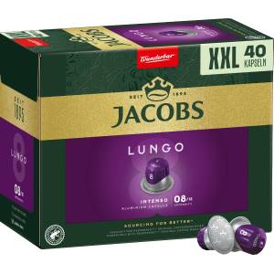 Douwe Egberts Jacobs Lungo Intenso intensity 8 капсули за Nespresso 40 бр