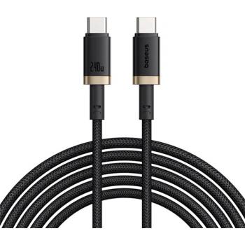 Baseus DURA кабел за данни Type-C - Type-C, 100cm, GOLD/Black P10377803U03-00 (P10377803U03-00)