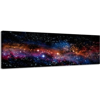 Obraz na plátne Panoráma, Hviezdy, 36x118cm