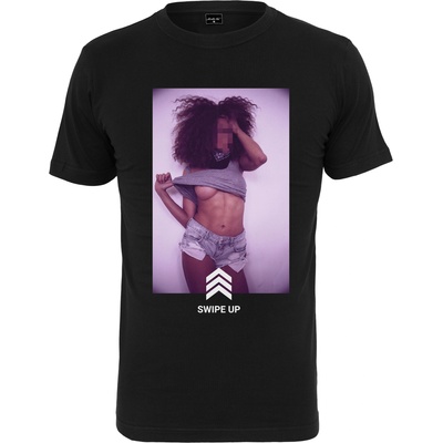 Mister Tee Мъжка тениска в черен цвят Mister Tee Swipe Up Tee black UB-MT1462-00007 - Черен, размер M