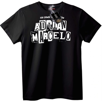 NOONEBRAND Тениска Adrian Marcelo - L, Black