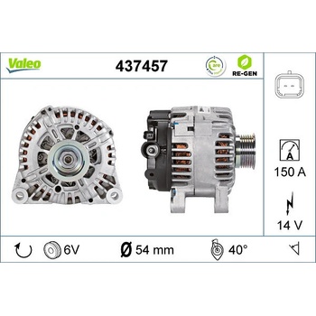 generátor VALEO 437457
