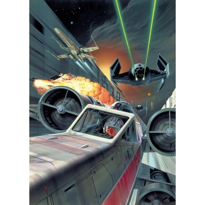 Komar Vliesová fototapeta Star Wars Classic Death Star Trench Run rozměry 200 x 280 cm