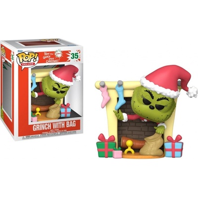 Funko Pop! 35 Deluxe How the Grinch Stole Christmas Grinch with Bag