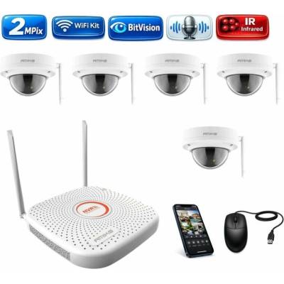 Amiko Wifi 5 kamerový set FullHD 2Mpix Dome 3200K5