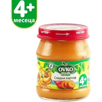 OVKO Bebelan - Пюре сладък картоф 4 месец 100 гр