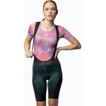 Alé Дамски шорти за колоездене Alé Stones Cargo Bibshorts green wood