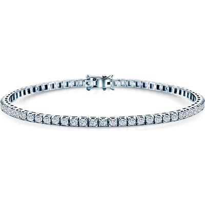 SAVICKI Тенис гривна, бяло злато 585, бели диаманти 1.980К. 3.0mm . 19cm