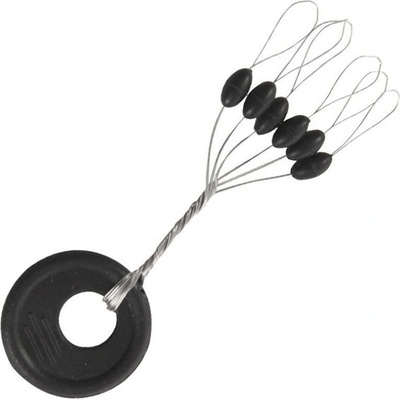 Method Feeder Fans Gumenný Stopper Black Veľkosť S 15ks
