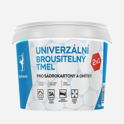 Debbex 004040RL Tmel univerzální brousitelný 14 kg bílá