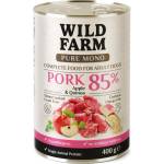 WILD FARM pure mono Свинско с ябълка и киноа 400 г - монопротеинова храна за кучета