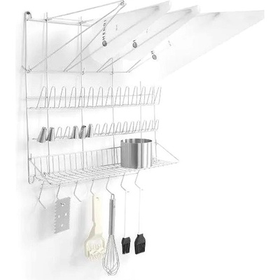 Hendi Nástěnná police nejen na plnící sáčky, 500x360x(H)560mm – Zboží Mobilmania