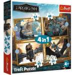 Trefl 4-in-1 game - Dragon Days - Trefl 34678