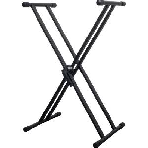Cascha HH 2181 Keyboard Double X-Frame Сгъваема стойка за клавиатура Black (HH 2181)