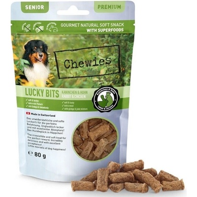 Chewies Lucky Bits Senior králik a kura 80 g