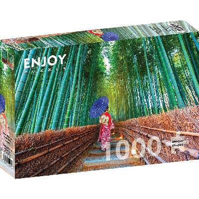 Enjoy Asijská žena v bambusovém lese 1000 dílků
