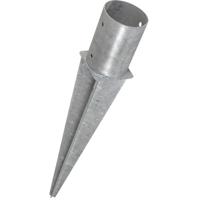 Patka zarážecí s hrotem kruhová, 121/900mm, žár. Zn
