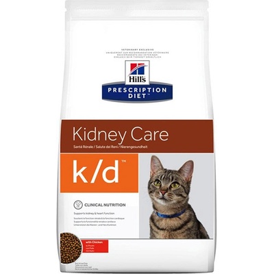Hill's Prescription Diet K/D Dry Kuře 8 kg