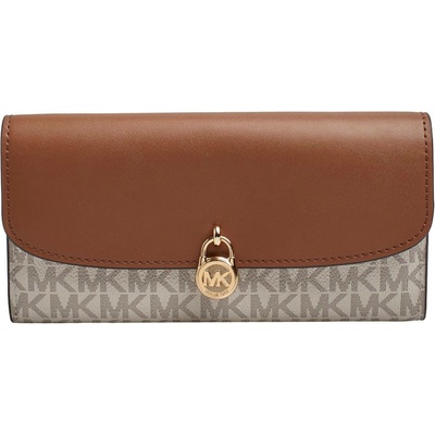 Michael Kors Dámská kožená peněženka 35S5GHME9B VANILLA