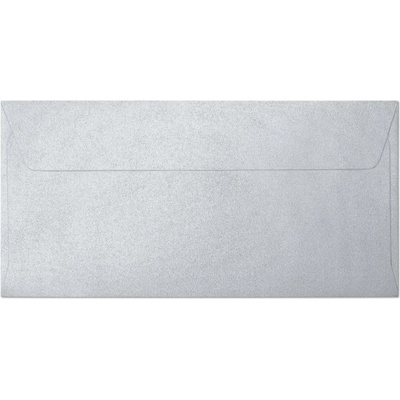 Galeria Papieru Ozdobné obálky Pearl - DL, 120 g/m2, stříbrné, 10 ks