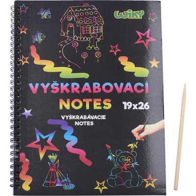 Wiky vyškrabávacie notes 12 listov