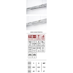 Faber Intra Optimum A60 wh Аспиратор за пълно вграждане бял (Intraoptimum)